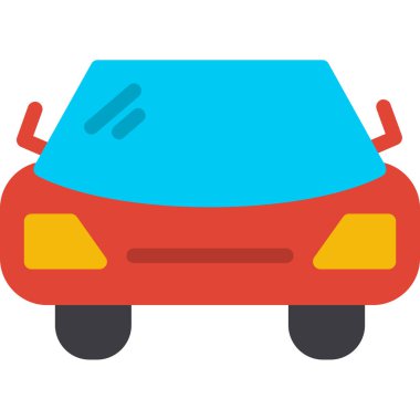 Düz biçimli otomatik araba simgesi