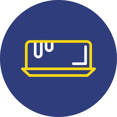 Modern b 'nin vektör illüstrasyon simgesi yok