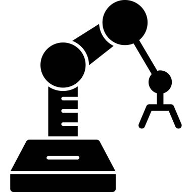 mikroskop simgesi, basit vektör biçimi