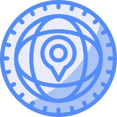 harita konumu pusula simgesi