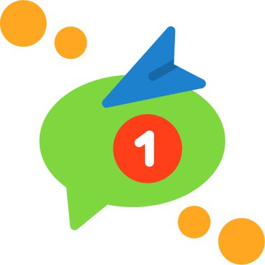 Konuş. Web simgesi basit illüstrasyon