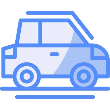 - Araba. Web simgesi basit illüstrasyon