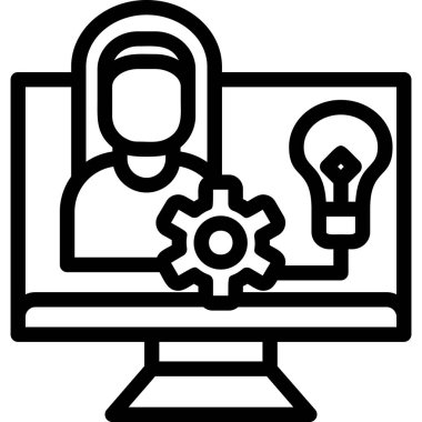 Web tasarım ikonu vektör illüstrasyonu