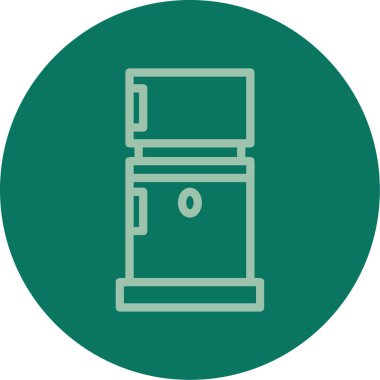 Benzersiz gaz vektör simgesi