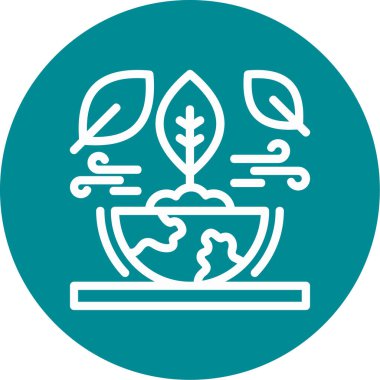 Ağaç. Web simgesi basit illüstrasyon