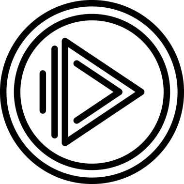 Müzik çalar simgesinin vektör illüstrasyonu