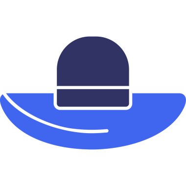 Şapka. Web simgesi basit illüstrasyon