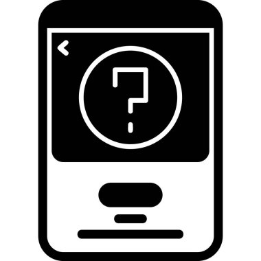 Moda biçimi izole edilmiş arka planda cep telefonu simgesi