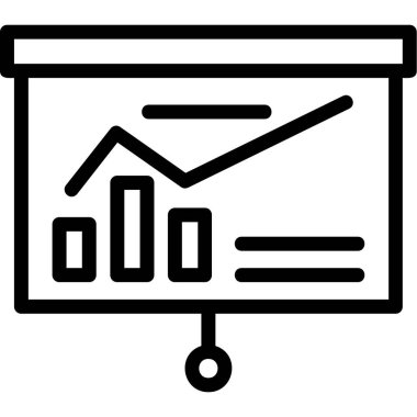 grafik ikonu vektör illüstrasyonu