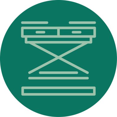 benzersiz demir makine vektör çizgisi simgesi