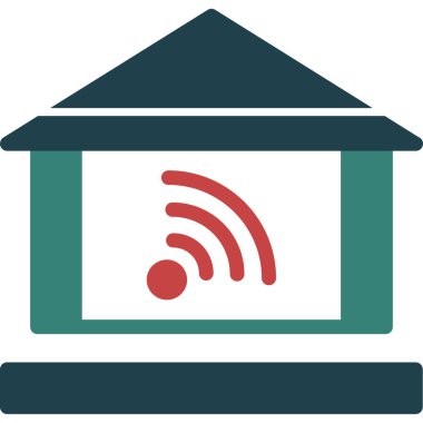 wifi düz vektör simgesi