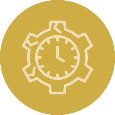 Saatin vektör illüstrasyonu