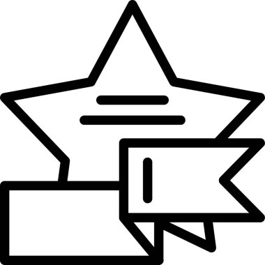 yıldız simgesi, vektör çizimi