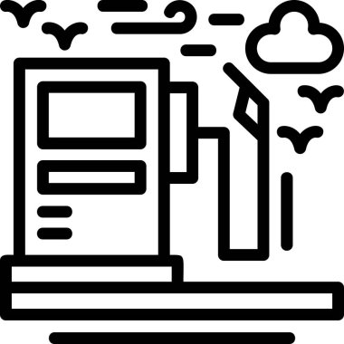 Bulut Hesaplama. Web simgesi basit illüstrasyon