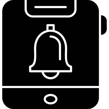 telefon çanı ikon vektör illüstrasyonu