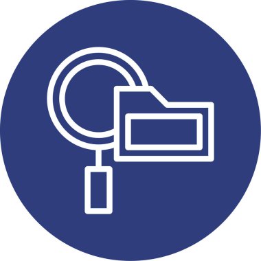 Ara. Web simgesi basit illüstrasyon