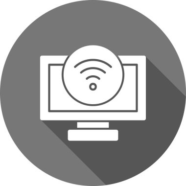 wifi simgesi, basit vektör illüstrasyonu