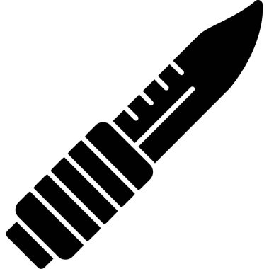 bıçak simgesi vektör illüstrasyonu