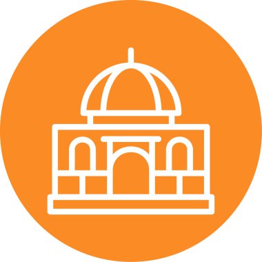 Vektör illüstrasyonu, bina simgesi