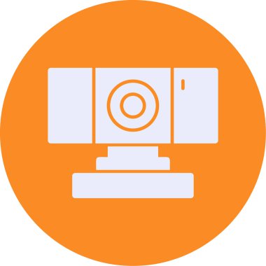 Bilgisayar simgesinin vektör illüstrasyonu