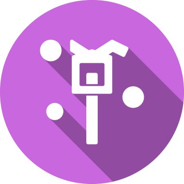 Bir motosiklet simgesinin vektör çizimi