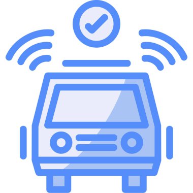 araba kontrol simgesi, basit biçim