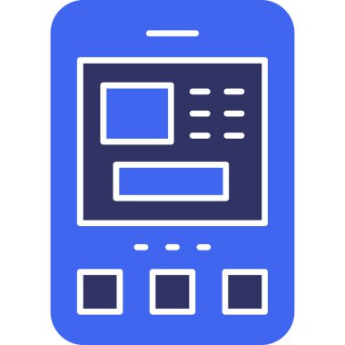 cep telefonu web simgesi basit tasarım