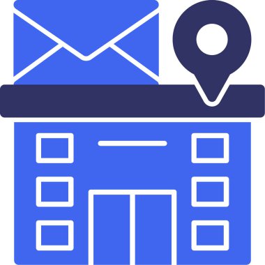 E-posta. Web simgesi basit illüstrasyon