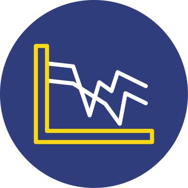 grafik ikonu vektör illüstrasyonu