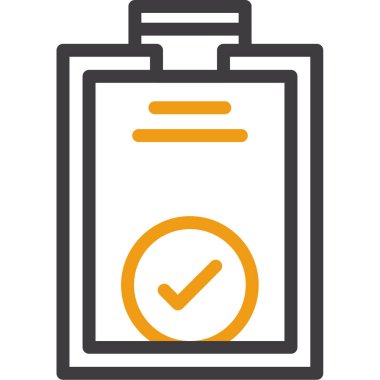 pil simgesi, vektör illüstrasyonu