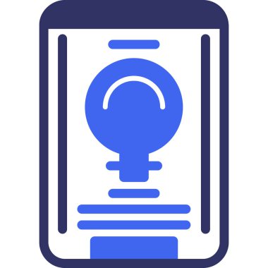 akıllı telefon web simgesi basit tasarım