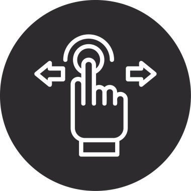 Kolayca düzenleyebilen veya değiştirebilen el imleç vektör simgesi