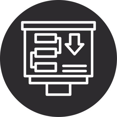 seo modern simgesinin vektör illüstrasyonu