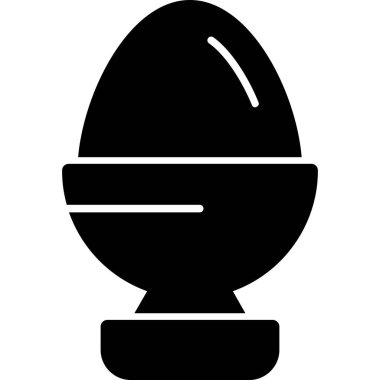 Yumurta. Web simgesi basit illüstrasyon