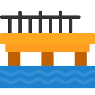 Tekne Düz Vektör Simgesi