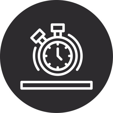 Vektör saat web simgesi