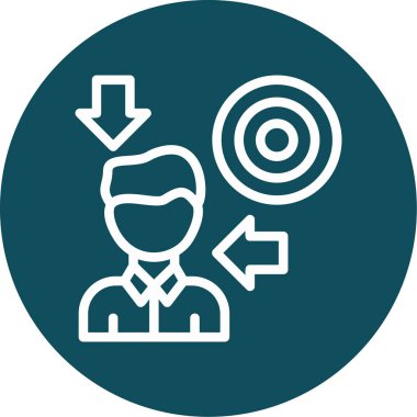 seo modern simgesinin vektör illüstrasyonu