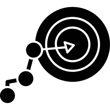 Hedef sembol, vektör illüstrasyonu