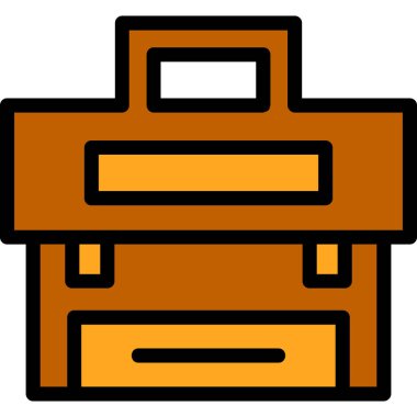 evrak çantası ikonu vektör illüstrasyonu