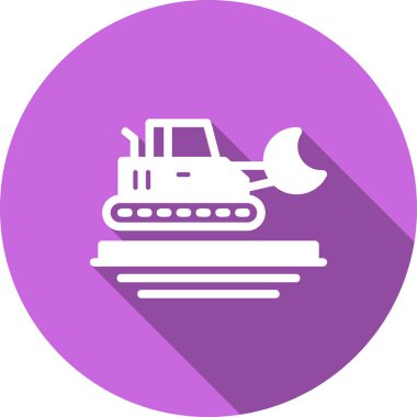 Bir kamyon simgesinin vektör çizimi