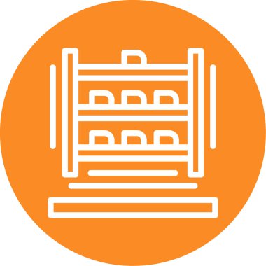 Bir kafesin vektör çizimi