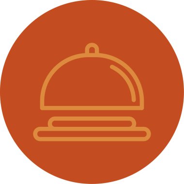 Restoran simgesi vektör illüstrasyonu