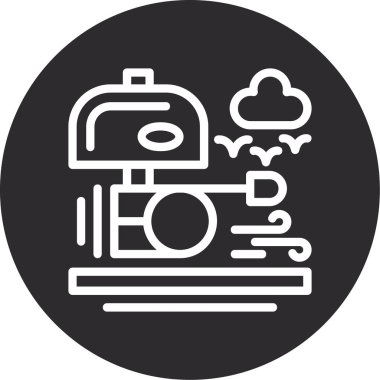 vektör kamera simgesi, basit illüstrasyon