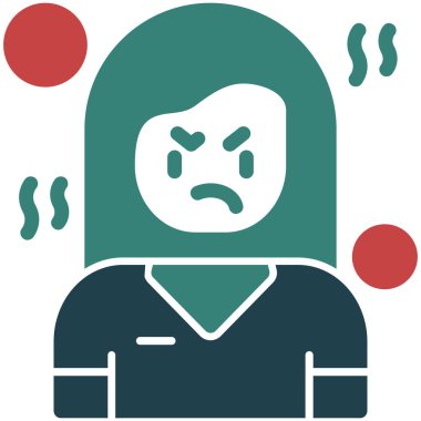 Düz dizaynlı bir adamın düz simgesi