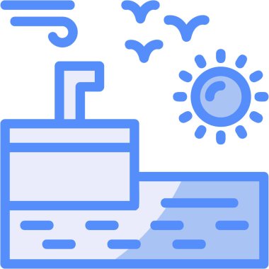 Hava hava ikonu taslak biçiminde