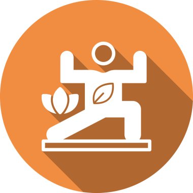 vector illustration of a woman in a gym