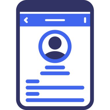 Büyüteçle akıllı telefonun vektör çizimi