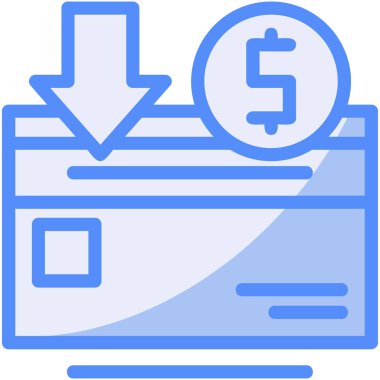 para nakit dolar simgesi doldurulmuş dış hat biçimi