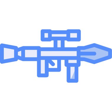 Silah. Web simgesi basit illüstrasyon