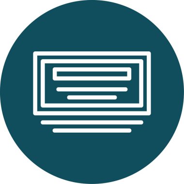 Çemberin uzun gölgeli vektör simgesi